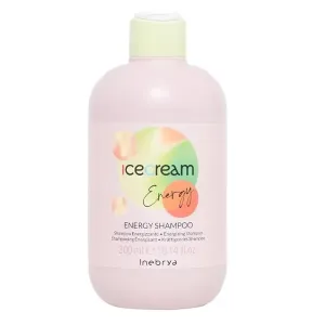 Inebrya Energetizáló sampon gyenge és vékonyszálú hajra Ice Cream Energy (Shampoo) 300 ml