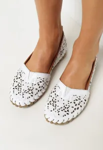 Fehér Balerina lapossarkú cipő #1026397