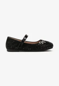 Fekete Balerina lapossarkú cipő #1448096