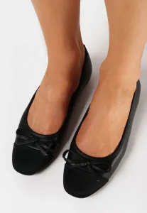 Fekete Balerina lapossarkú cipő #1466959