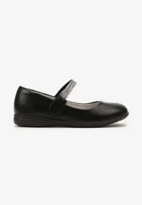 Fekete Balerina lapossarkú cipő #1466973