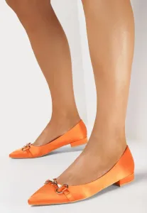 Narancssárga Balerina lapossarkú cipő #1444310