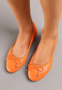 Narancssárga Balerina lapossarkú cipő #1525729