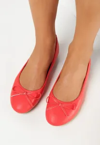 Piros Balerina lapossarkú cipő #1157363