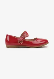 Piros Balerina lapossarkú cipő #1467190