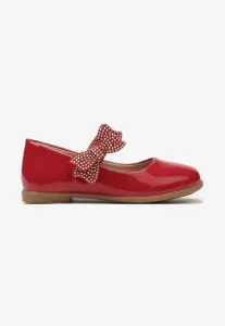 Piros Balerina lapossarkú cipő #1468619