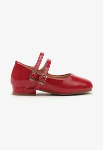 Piros Balerina lapossarkú cipő #1523145