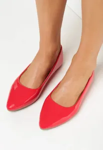 Piros Balerina lapossarkú cipő #395962