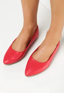 Piros Balerina lapossarkú cipő #395978
