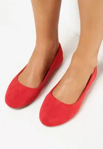 Piros Balerina lapossarkú cipő #395982