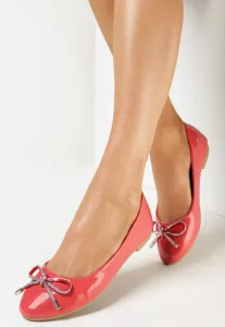 Piros Balerina lapossarkú cipő #726778