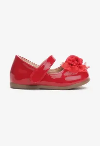 Piros Balerina lapossarkú cipő #776907