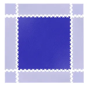 Puzzle fitness szőnyeg inSPORTline Simple kék