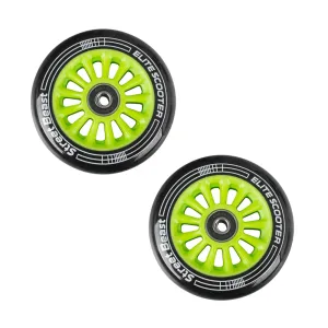 Pótkerék freestyle rollerhez 100 mm, fekete-zöld 2 db