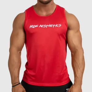 Férfi funkcionális atléta Iron Aesthetics Sporty, piros