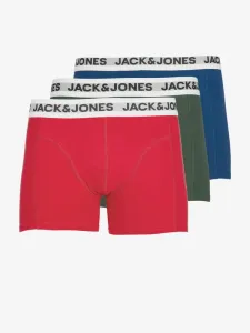 Jack & Jones Rikki 3 db-os Boxeralsó szett Piros