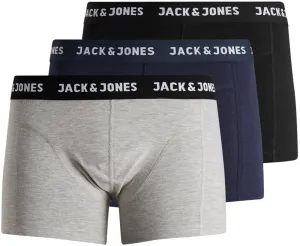 Jack&Jones 3 PACK - férfi boxeralsó JACANTHONY 12160750 Black - Blue nights - LGM M