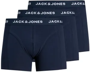 Jack&Jones 3 PACK - férfi boxeralsó JACANTHONY 12171946 Blue Nights M