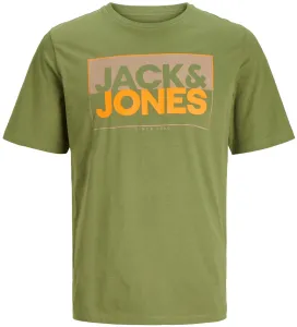 Jack&Jones Férfi póló JCOBOX Standard Fit 12248123 Olive Branch L