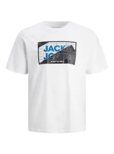 Jack&Jones Férfi póló JCOLOGAN Standard Fit 12242492 white L