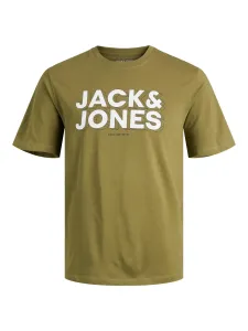 Jack&Jones Férfi póló JCOSPACE Standard Fit 12243940 olive branch L