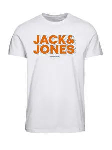 Jack&Jones Férfi póló JCOSPACE Standard Fit 12243940 white XXL