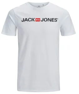 Jack&Jones Férfi póló JJECORP 12137126 White XL