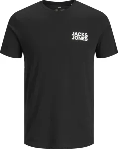 Jack&Jones Férfi póló JJECORP 12151955 Black Slim M #1442869