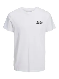 Jack&Jones Férfi póló JJECORP Slim Fit 12151955 White/Small L
