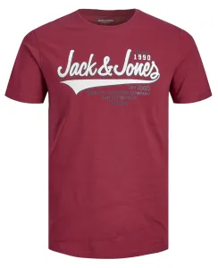 Jack&Jones Férfi póló JJELOGO Regular Fit 12220500 Rhododendron S