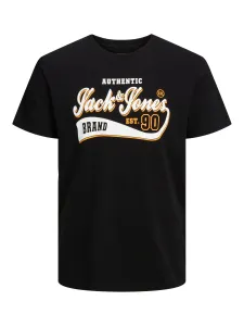 Jack&Jones Férfi póló JJELOGO Standard Fit 12233594 Black L