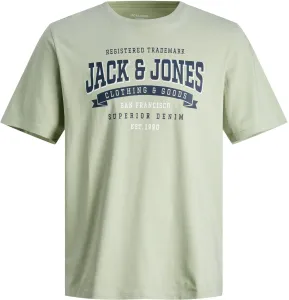 Jack&Jones Férfi póló JJELOGO Standard Fit 12246690 Desert Sage M