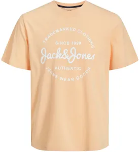 Jack&Jones Férfi póló JJFOREST Standard Fit 12247972 Apricot Ice L