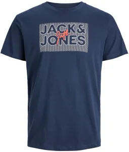 Jack&Jones Férfi póló JJMARIUS Regular Fit 12235210 Navy Blazer L