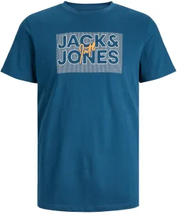 Jack&Jones Férfi póló JJMARIUS Regular Fit 12235210 Sailor Blue M