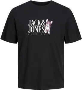 Jack&Jones Férfi póló JORBEWARE Standard Fit 12245196 Black M