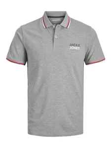 Jack&Jones Férfi pólóing JJATLAS Regular Fit 12221012 Light Grey Melange S
