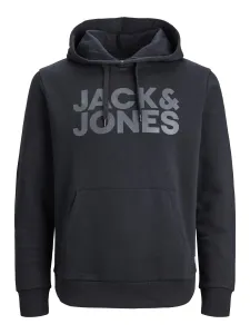 Jack&Jones Férfi sportfelső JJECORP Regular Fit 12152840 Black/Large Prin M