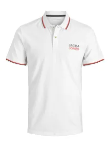 Jack&Jones Férfi pólóing JJATLAS Regular Fit 12221012 White M