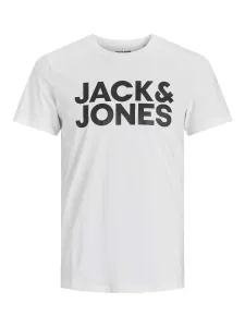 Jack&Jones Férfi póló JJECORP Slim Fit 12151955 White L