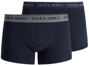 Jack&Jones 2 PACK - férfi boxeralsó JACVINCENT 12.138.239 Navy Blazer XXL