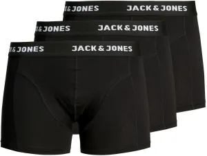 Jack&Jones 3 PACK - férfi boxeralsó JACANTHONY 12171944 Black S