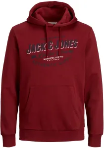 Jack&Jones PLUS Férfi sportfelső JJELOGO Regular Fit 12194728 Red Dahlia 3XL