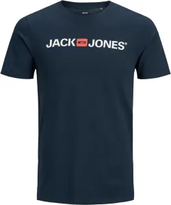 Jack&Jones PLUS Férfi póló JJECORP Regular Fit 12184987 Navy Blazer 5XL