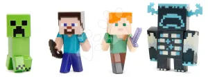 Gyűjthető figurák Minecraft 4-Pack Jada fém szett 4 fajta 6 cm magas