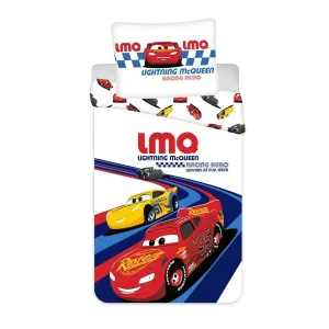 Cars gyermek pamut ágynemű kiságyba racing hero baby, 100 x 135 cm, 40 x 60 cm