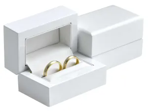 JK Box Fehér fadoboz jegygyűrűhöz DD-3/A1