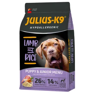 12kg JULIUS K-9 High Premium Puppy & Junior Hypoallergenic bárány száraz kutyatáp