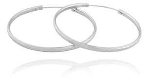 JVD Ezüst karika fülbevaló SVLE0217XD500 4 cm