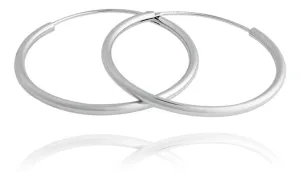 JVD Időtlen ezüst kerek fülbevalók SVLE0208XD500 4,5 cm